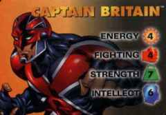 Captain Britain 4-Grid Character Card